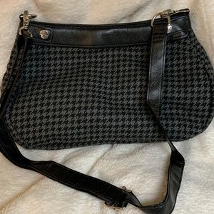 Thirty one bag with interchangeable cover in black and gray